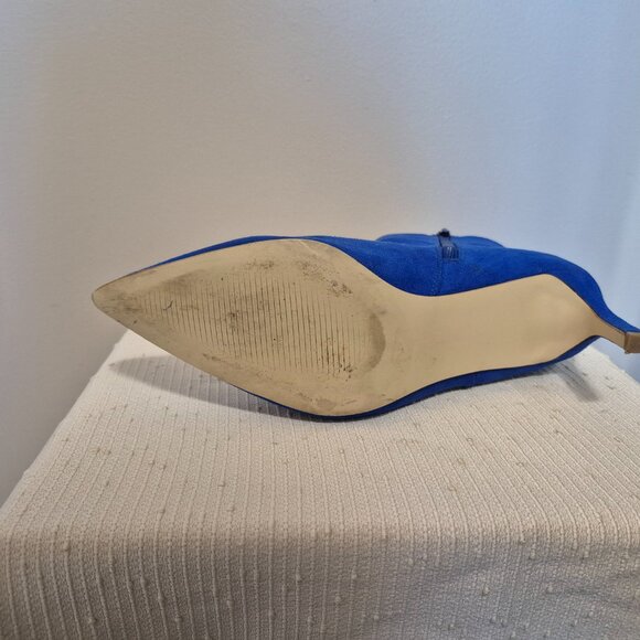 Blue (faux) Suede Booties! - Picture 7 of 12